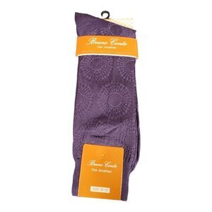 BRUNO CONTE MEN'S PURPLE SILKY DRESS SOCK FASHION COLORS . BCS2004.